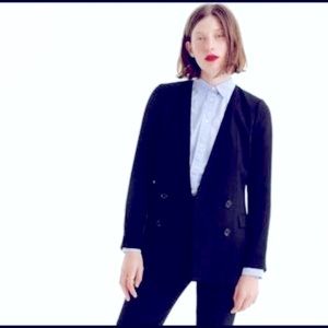 J. Crew Black Double breasted Blazer